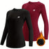 2er-Pack Damen Thermo-Shirt | Funktionelles Unterhemd mit Wärmefaktor